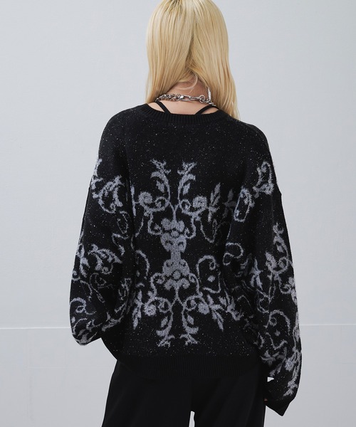 新品・64,900円・訳☆MORABITO SPELL/黒ラメニットプルオーバー 新品・64,・訳☆MORABITO SPELL/黒ラメニットプルオーバー