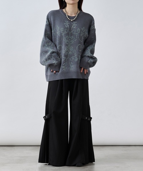 セール】ダマスクガララメニット（ニット/セーター）｜Ellno Loset