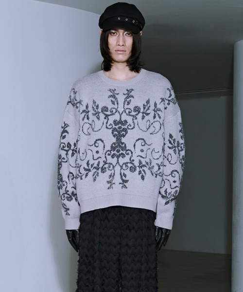 セール】ダマスクガララメニット（ニット/セーター）｜Ellno Loset