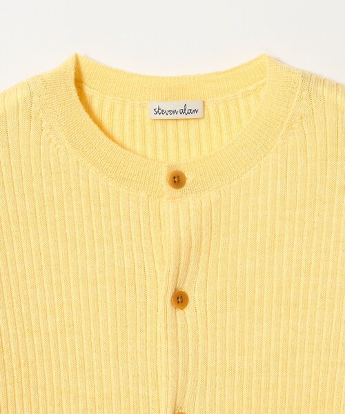 Steven Alan（スティーブンアラン）の「＜Steven Alan＞ウール リブ カーディガン（カーディガン/ボレロ・レディース・ブラック/ベージュ/イエロー・FREE）」の14枚目の写真