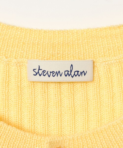 Steven Alan（スティーブンアラン）の「＜Steven Alan＞ウール リブ カーディガン（カーディガン/ボレロ・レディース・ブラック/ベージュ/イエロー・FREE）」の18枚目の写真