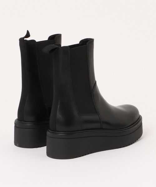 VAGABOND(ヴァガボンド)の「【VAGABOND】厚底サイドゴアショートブーツ(E53009)(ブーツ・レディース・ブラック・35/36/37/38/39)」の2枚目の写真