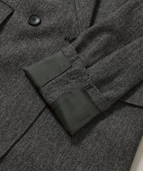 PUBLIC TOKYO(パブリックトウキョウ)の「ダブルベンツテーラードジャケット(テーラードジャケット・レディース・マルチ/ネイビー/ブラウン・1/2)」の7枚目の写真