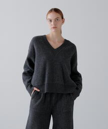 未着用 ADORE アドーア ニット セーター 38 グレー 美品 セール】 ◇パイルニットカーディガン （ニット・セーター