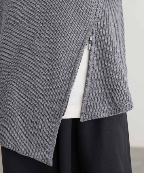 n'OrLABEL(ノアールレーベル)の「『アシメデザインニットベスト』(ニット/セーター・レディース・ブラック/杢グレー・FREE)」の16枚目の写真