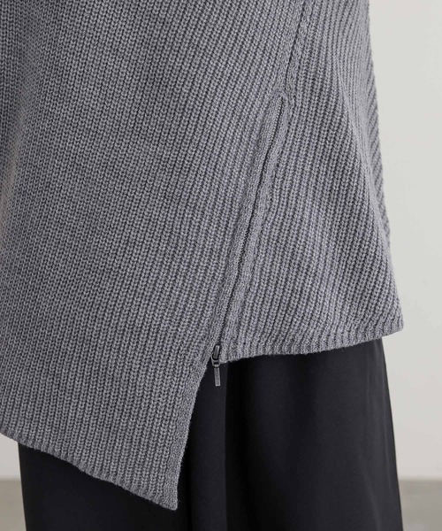 n'OrLABEL(ノアールレーベル)の「『アシメデザインニットベスト』(ニット/セーター・レディース・ブラック/杢グレー・FREE)」の17枚目の写真