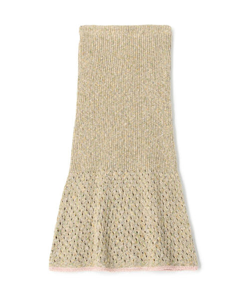 専用❁︎バッカBACCA＊シルク混デザインスカート セール/ブランド古着】ニットスカート（スカート）｜BACCA