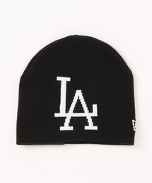 NEW ERA（ニューエラ）の「【ムラサキスポーツ別注】NEW ERA/ニューエラ キッズ ビーニー ニットキャップ ニット帽 帽子 Kid's ベーシック ビーニー MLB Team Logo 14873959/14873960/14873961（ニットキャップ/ビーニー）」