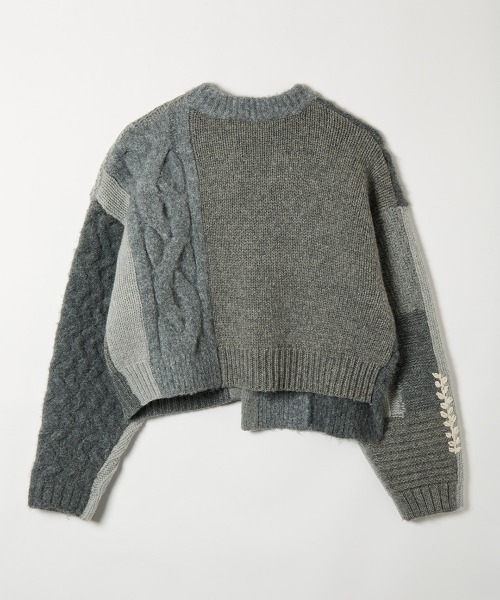 leinwande（ラインヴァンド）の「Intarsia Cable Cardigan