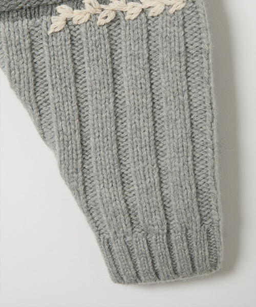 leinwande（ラインヴァンド）の「Intarsia Cable Cardigan