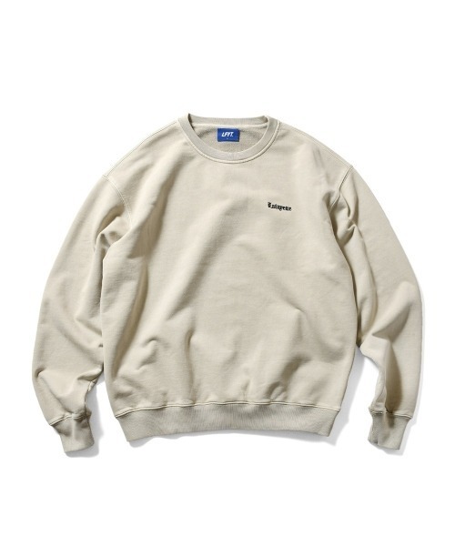 LFYT（エルエフワイティー）の「LFYT ラファイエット【Lafayette】- オールドイングリッシュ ピグメント クルーネック 【OLD ENGLISH PIGMENT CREWSWEAT LA250703】（スウェット・メンズ・ミント/ネイビー/ベージュ/ブラック・L/XXL/XL/M）」の3枚目の写真