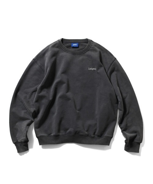LFYT（エルエフワイティー）の「LFYT ラファイエット【Lafayette】- オールドイングリッシュ ピグメント クルーネック 【OLD ENGLISH PIGMENT CREWSWEAT LA250703】（スウェット・メンズ・ミント/ネイビー/ベージュ/ブラック・L/XXL/XL/M）」の2枚目の写真