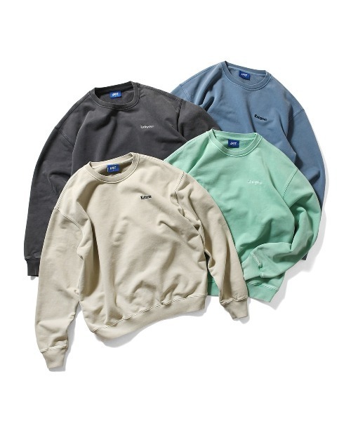 LFYT（エルエフワイティー）の「LFYT ラファイエット【Lafayette】- オールドイングリッシュ ピグメント クルーネック 【OLD ENGLISH PIGMENT CREWSWEAT LA250703】（スウェット・メンズ・ミント/ネイビー/ベージュ/ブラック・L/XXL/XL/M）」の13枚目の写真
