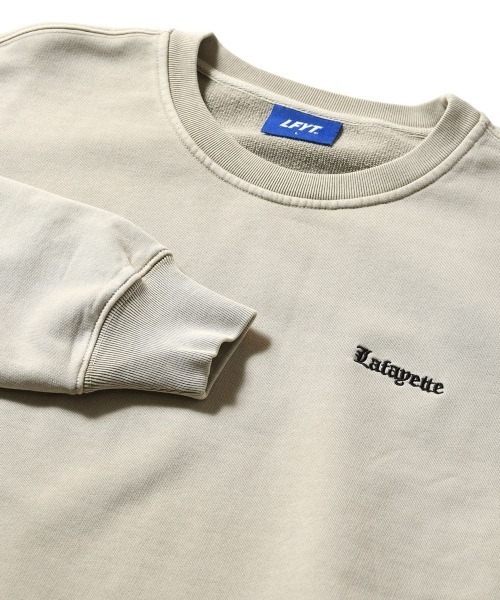 LFYT（エルエフワイティー）の「LFYT ラファイエット【Lafayette】- オールドイングリッシュ ピグメント クルーネック 【OLD ENGLISH PIGMENT CREWSWEAT LA250703】（スウェット・メンズ・ミント/ネイビー/ベージュ/ブラック・L/XXL/XL/M）」の10枚目の写真