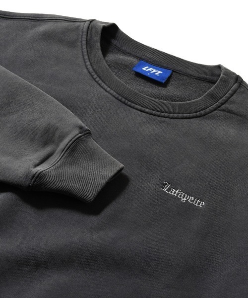 LFYT（エルエフワイティー）の「LFYT ラファイエット【Lafayette】- オールドイングリッシュ ピグメント クルーネック 【OLD ENGLISH PIGMENT CREWSWEAT LA250703】（スウェット・メンズ・ミント/ネイビー/ベージュ/ブラック・L/XXL/XL/M）」の9枚目の写真