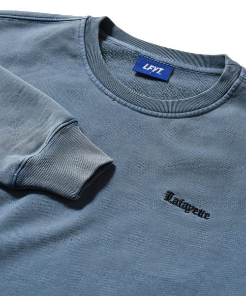 LFYT（エルエフワイティー）の「LFYT ラファイエット【Lafayette】- オールドイングリッシュ ピグメント クルーネック 【OLD ENGLISH PIGMENT CREWSWEAT LA250703】（スウェット・メンズ・ミント/ネイビー/ベージュ/ブラック・L/XXL/XL/M）」の12枚目の写真