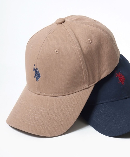 U.S. POLO ASSN.（ユーエスポロアッスン）の「U.S. POLO ASSN./ユーエスポロアッスン ロゴ ワンポイント刺繍 ローキャップ/ベースボールキャップ/レディース メンズ（キャップ・レディース・ベージュ/ネイビー/アイボリー/ブラック/レッド/ブラウン/ダークベージュ/ブルー/ブラック系その他/カーキ・FREE）」の6枚目の写真