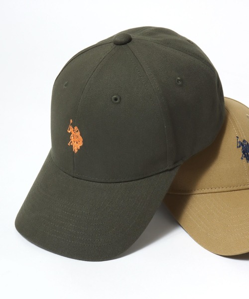 U.S. POLO ASSN.（ユーエスポロアッスン）の「U.S. POLO ASSN./ユーエスポロアッスン ロゴ ワンポイント刺繍 ローキャップ/ベースボールキャップ/レディース メンズ（キャップ・レディース・ベージュ/ネイビー/アイボリー/ブラック/レッド/ブラウン/ダークベージュ/ブルー/ブラック系その他/カーキ・FREE）」の8枚目の写真