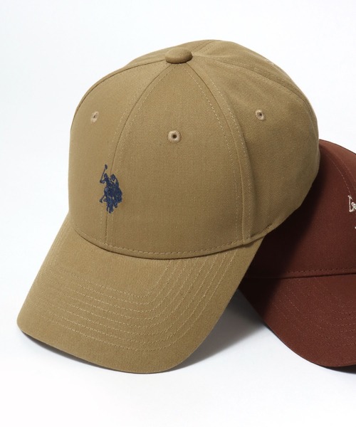 U.S. POLO ASSN.（ユーエスポロアッスン）の「U.S. POLO ASSN./ユーエスポロアッスン ロゴ ワンポイント刺繍 ローキャップ/ベースボールキャップ/レディース メンズ（キャップ・レディース・ベージュ/ネイビー/アイボリー/ブラック/レッド/ブラウン/ダークベージュ/ブルー/ブラック系その他/カーキ・FREE）」の7枚目の写真