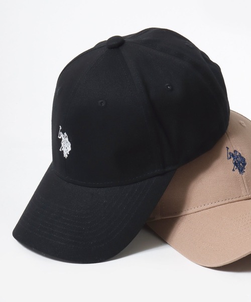 U.S. POLO ASSN.（ユーエスポロアッスン）の「U.S. POLO ASSN./ユーエスポロアッスン ロゴ ワンポイント刺繍 ローキャップ/ベースボールキャップ/レディース メンズ（キャップ・レディース・ベージュ/ネイビー/アイボリー/ブラック/レッド/ブラウン/ダークベージュ/ブルー/ブラック系その他/カーキ・FREE）」の3枚目の写真