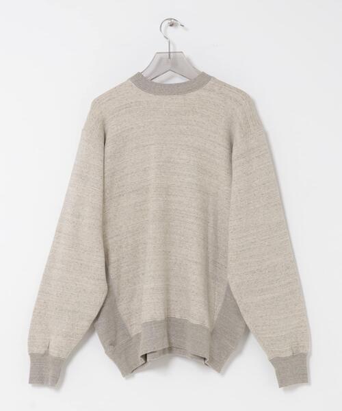 URBAN RESEARCH（アーバンリサーチ）の「UNDYED SWEAT CREW NECK（スウェット・メンズ・ライトグレー・3/4）」の7枚目の写真