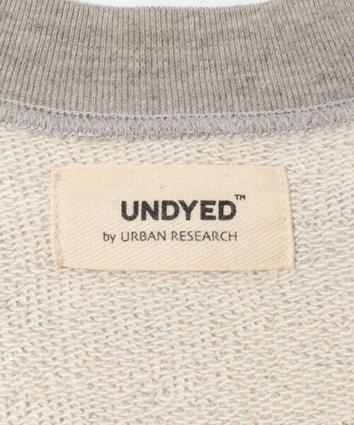 URBAN RESEARCH（アーバンリサーチ）の「UNDYED SWEAT CREW NECK（スウェット・メンズ・ライトグレー・3/4）」の9枚目の写真