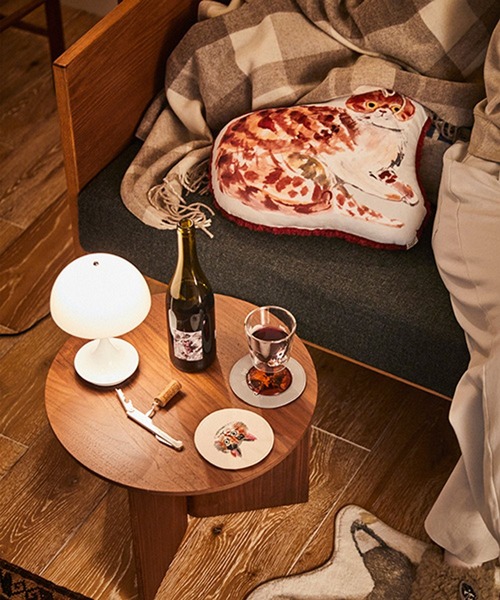 studio CLIP（スタディオクリップ）の「ラウンド刺繍コースター[うちの猫博]（キッチンツール・レディース・その他6/その他7/その他2/その他1・FREE）」の6枚目の写真