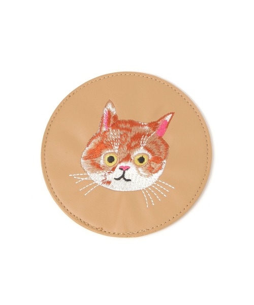 studio CLIP（スタディオクリップ）の「ラウンド刺繍コースター[うちの猫博]（キッチンツール・レディース・その他6/その他7/その他2/その他1・FREE）」の10枚目の写真