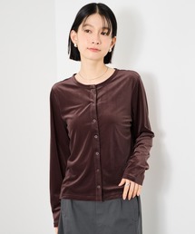 Mac-House | Idnes ベロアカーデ(カーディガン/ボレロ)