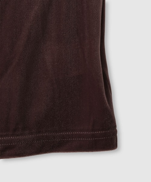 Mac-House（マックハウス）の「Idnes ベロアカーデ（カーディガン/ボレロ・レディース・ボルドー/ブラウン/ベージュ・M）」の20枚目の写真