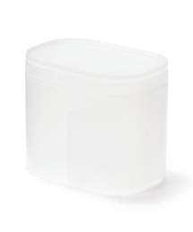 無印良品 | 再生ポリプロピレン入りコットン 綿棒ケース 蓋付 約107×72×91mm(その他ビューティーグッズ)