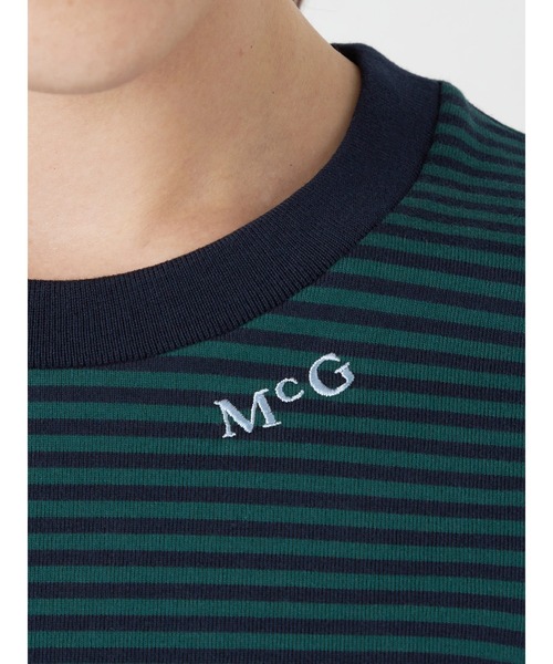 McGREGOR（マックレガー）の「ボーダー＆無地 長袖Ｔシャツ（Tシャツ/カットソー・レディース・ネイビー/アイボリー/ダークオリーブ/レッド/ロイヤルブルー/ブルー/スモークピンク・M/L）」の18枚目の写真