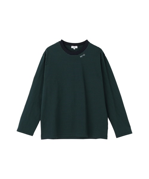 McGREGOR（マックレガー）の「ボーダー＆無地 長袖Ｔシャツ（Tシャツ/カットソー・レディース・ネイビー/アイボリー/ダークオリーブ/レッド/ロイヤルブルー/ブルー/スモークピンク・M/L）」の22枚目の写真