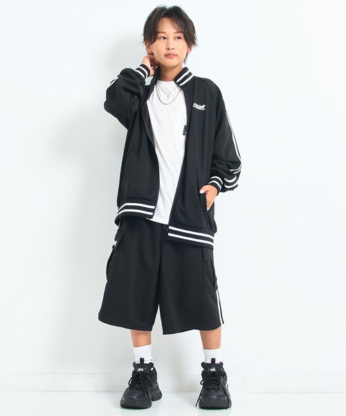 ANAP GiRL(アナップガール)の「ANAP R+S ジャージ ハーフパンツ【ユニセックス】(その他パンツ・キッズ・ブラック/ブラウン・S/XS/M)」の14枚目の写真