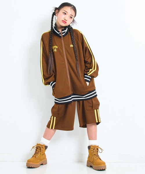 ANAP GiRL(アナップガール)の「ANAP R+S ジャージ ハーフパンツ【ユニセックス】(その他パンツ・キッズ・ブラック/ブラウン・S/XS/M)」の21枚目の写真