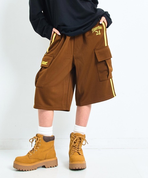 ANAP GiRL(アナップガール)の「ANAP R+S ジャージ ハーフパンツ【ユニセックス】(その他パンツ・キッズ・ブラック/ブラウン・S/XS/M)」の16枚目の写真