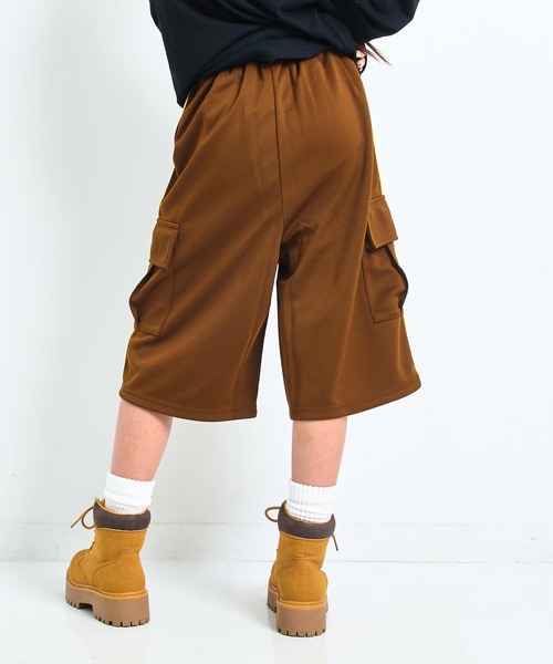 ANAP GiRL(アナップガール)の「ANAP R+S ジャージ ハーフパンツ【ユニセックス】(その他パンツ・キッズ・ブラック/ブラウン・S/XS/M)」の18枚目の写真