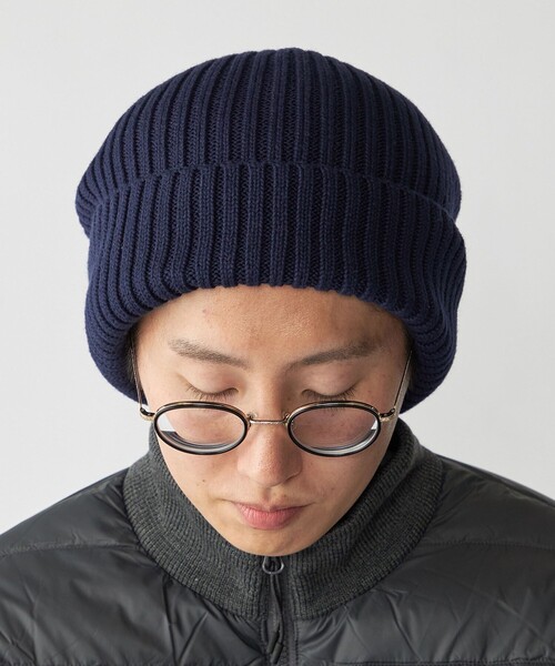 SHIPS（シップス）の「【WEB限定】SHIPS: オーバーフィット ワンポイント エンブロイダリー ワッチキャップ ニット帽（ニットキャップ/ビーニー・メンズ・キャメル/ネイビー/チャコールグレー/ブラック・ONE SIZE）」の18枚目の写真