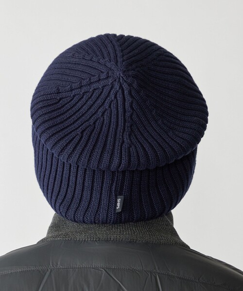 SHIPS（シップス）の「【WEB限定】SHIPS: オーバーフィット ワンポイント エンブロイダリー ワッチキャップ ニット帽（ニットキャップ/ビーニー・メンズ・キャメル/ネイビー/チャコールグレー/ブラック・ONE SIZE）」の17枚目の写真