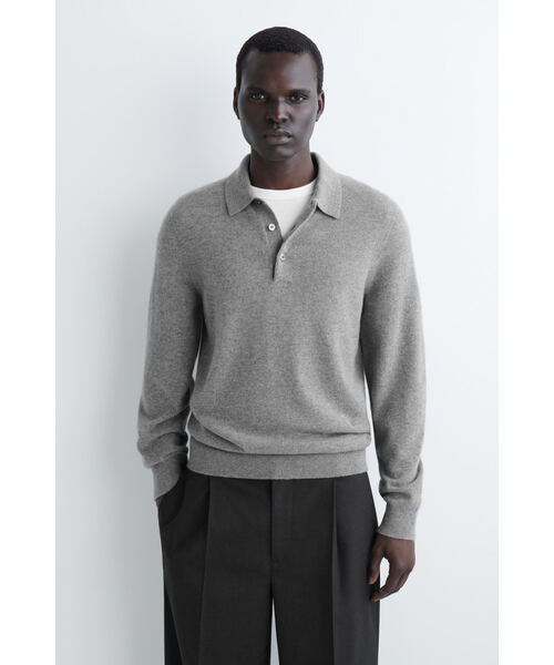 ピュアカシミヤポロシャツ（ポロシャツ）｜COS（コス）のファッション