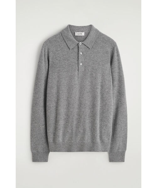 ピュアカシミヤポロシャツ（ポロシャツ）｜COS（コス）のファッション