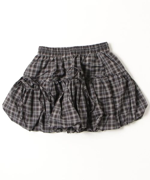 .KOM（ドットコム）の「A'GEM/9 × .kom 『.KOM/ドットケーオーエム』Ribbon Gather Check Mini Skirt／リボンギャザー チェックミニスカート（スカート・レディース・ブラウン/ブラック/ブルー・FREE）」の15枚目の写真