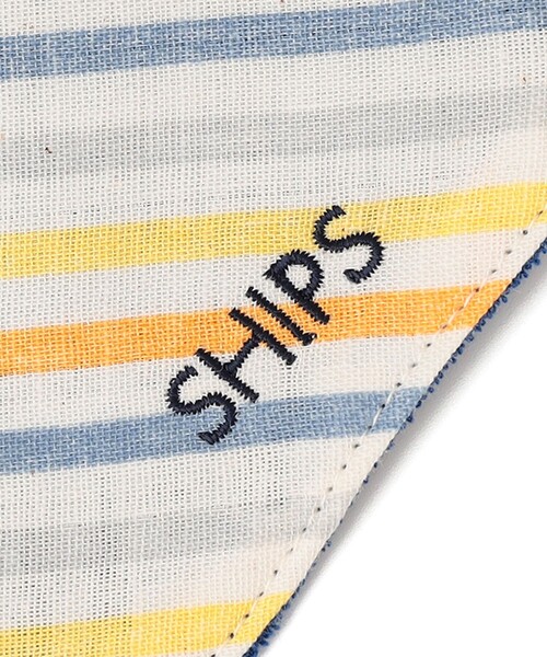 SHIPS（シップス）の「SHIPS KIDS: 三角型 刺繍 ロゴ スタイ（スタイ/よだれかけ・キッズ・ライトブルー/その他1・ONE SIZE）」の5枚目の写真