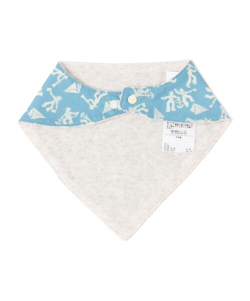 SHIPS（シップス）の「SHIPS KIDS: 三角型 刺繍 ロゴ スタイ（スタイ/よだれかけ・キッズ・ライトブルー/その他1・ONE SIZE）」の7枚目の写真