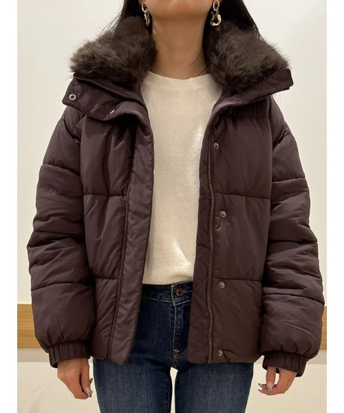 ファー トリミング パファージャケット（ダウンジャケット/コート