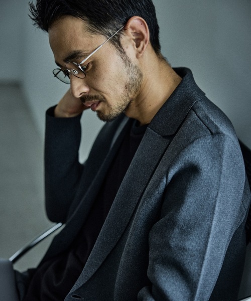 JUN STANDARD PICKS(ジュンスタンダードピックス)の「ミラノリブGOODフィットジャケット/セットアップ対応(テーラードジャケット・メンズ・ブラック/グレー・LL/L/M)」の5枚目の写真