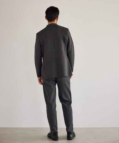 JUN STANDARD PICKS(ジュンスタンダードピックス)の「ミラノリブGOODフィットジャケット/セットアップ対応(テーラードジャケット・メンズ・ブラック/グレー・LL/L/M)」の21枚目の写真