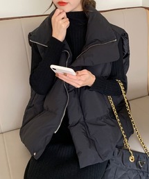 中綿オーバーサイズベスト