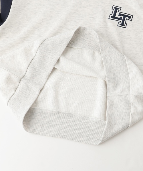 LOVETOXIC（ラブトキシック）の「【LTXC】長袖ラインパーカSETUP（ワンピース・キッズ・ブラック/ホワイト系その他/サックスブルー・S:140cm/M:150cm/L:160cm/130cm）」の11枚目の写真