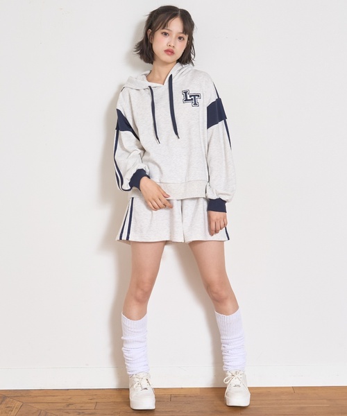 LTXC】長袖ラインパーカSETUP（ワンピース）｜LOVETOXIC